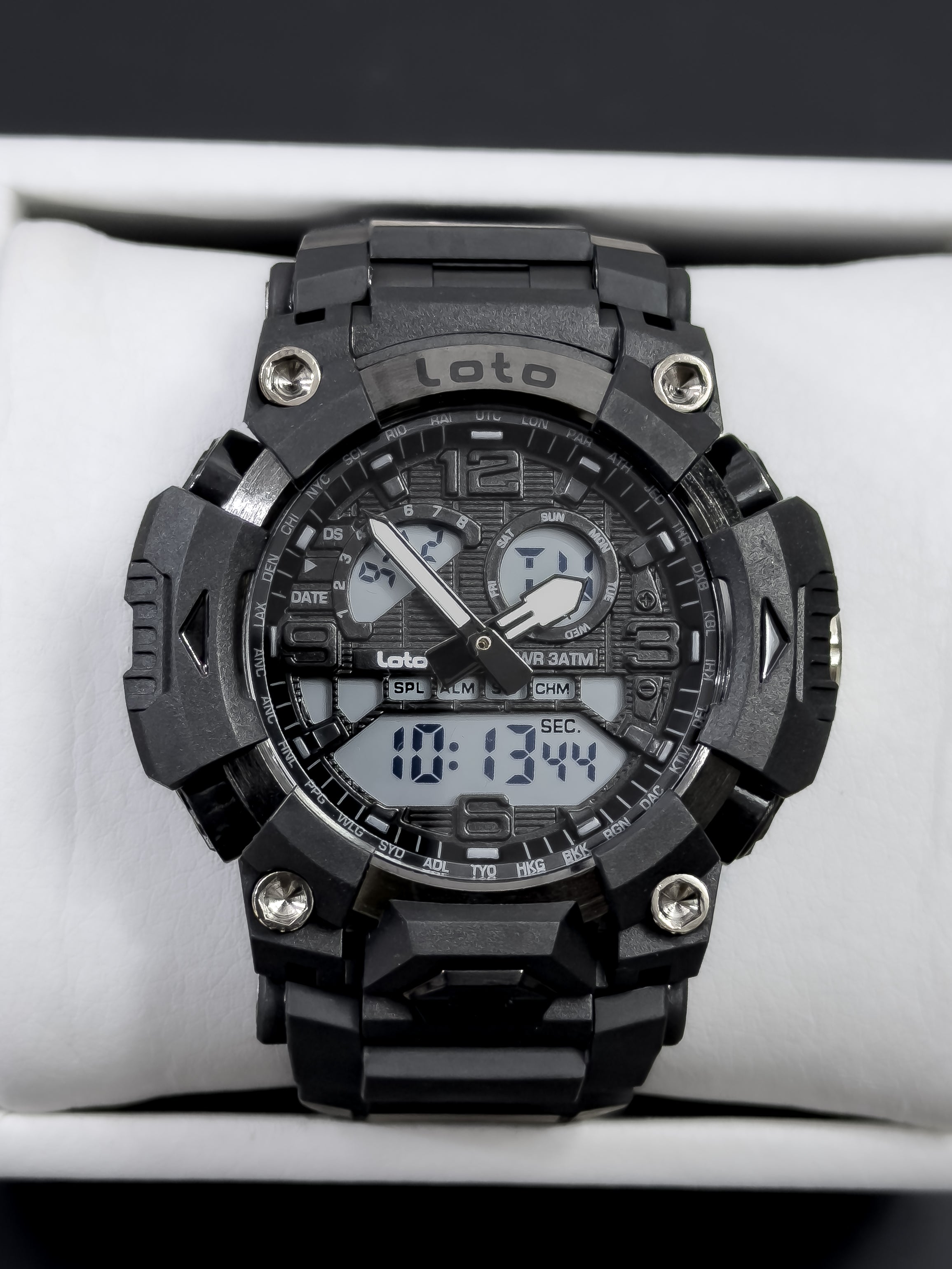 Reloj Loto Maverick Tactical Hybrid - Midnight Black Stealth | 24K Relojes