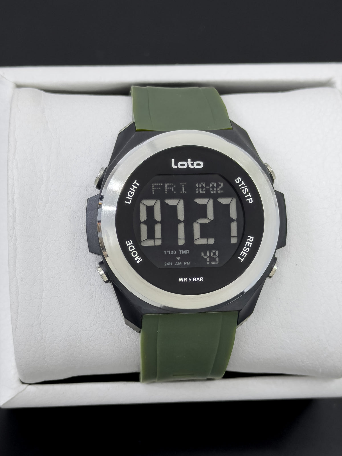 Reloj Loto Horizon Max - Olive Ranger Silver | 24K Relojes