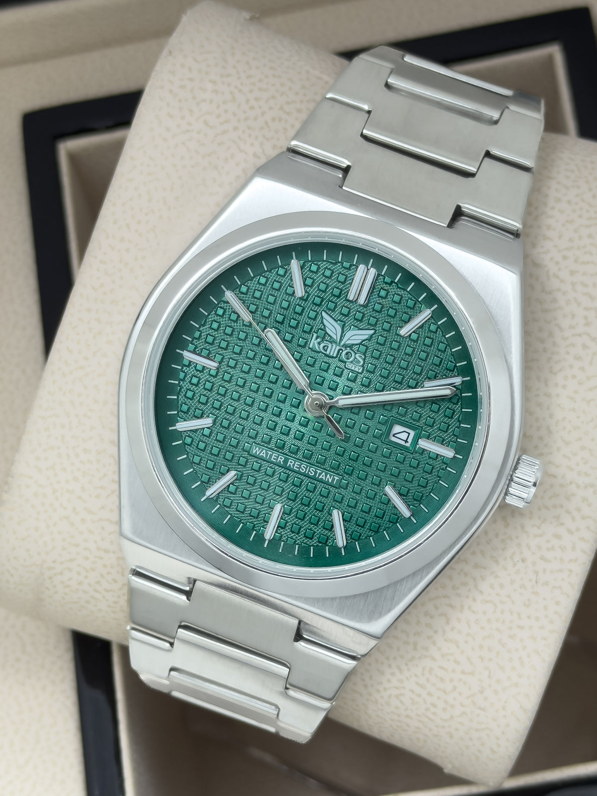 Reloj para Hombre Kairos Quantum - Acero Esmeralda | 24K Relojes