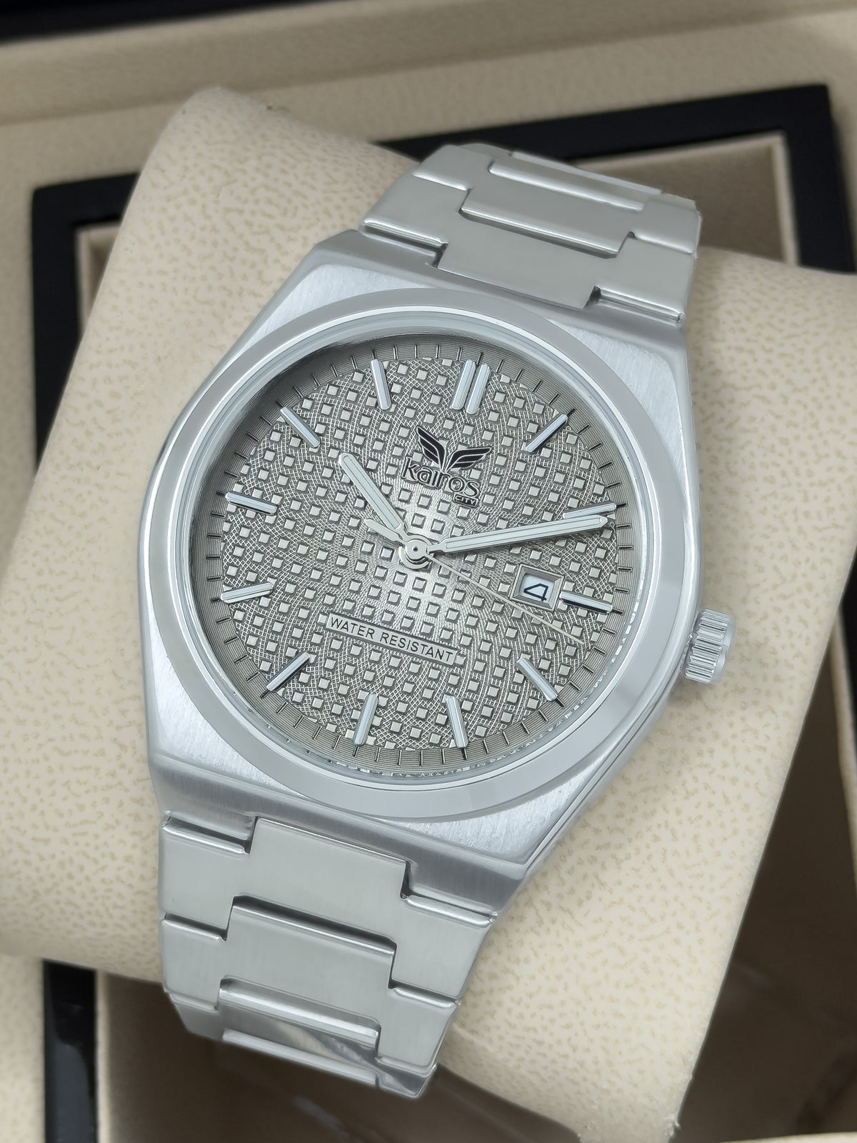 Reloj para Hombre Kairos Quantum - Acero Grafito | 24K Relojes