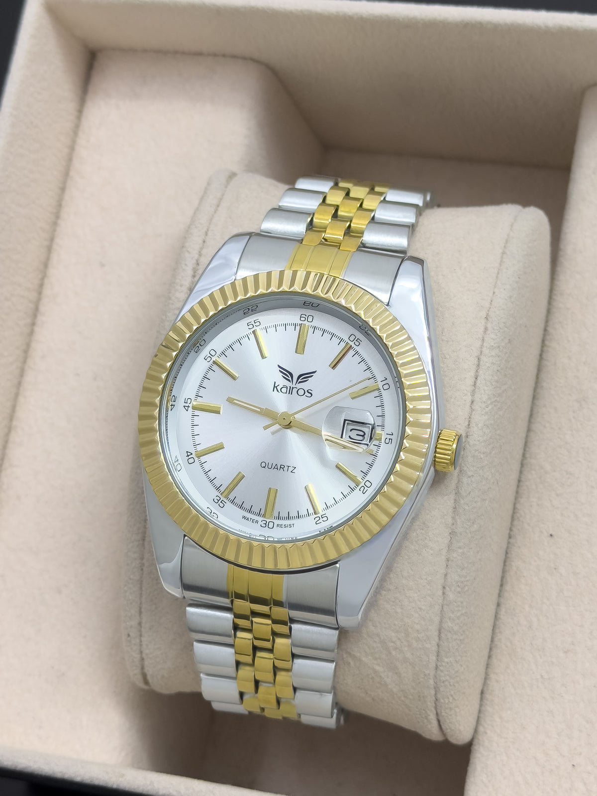 Reloj para Hombre Kairos Elegance - Ivory Classic Bicolor | 24K Relojes
