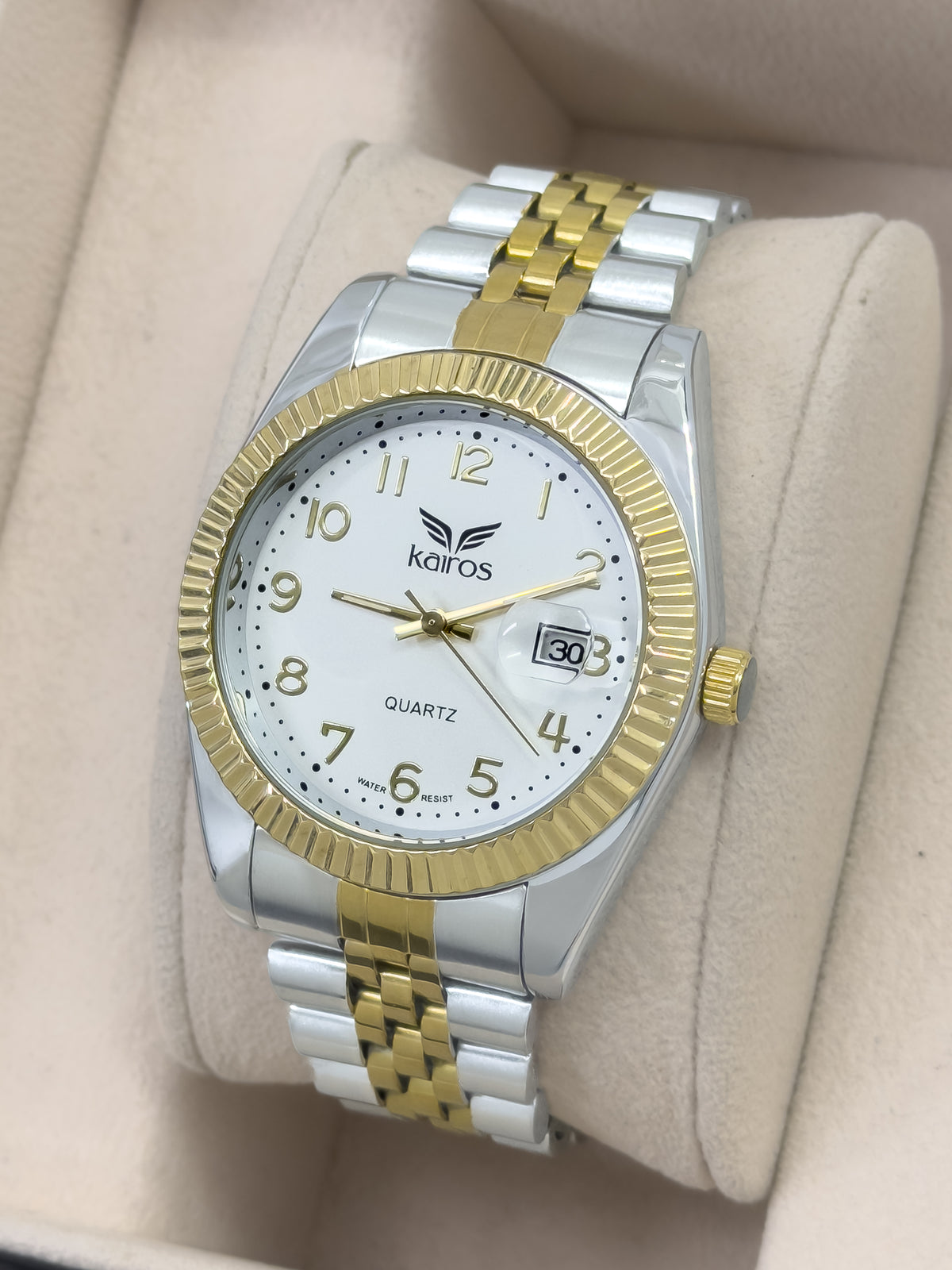 Reloj para Hombre Kairos Elegance - Meridian Numbers Bicolor | 24K Relojes