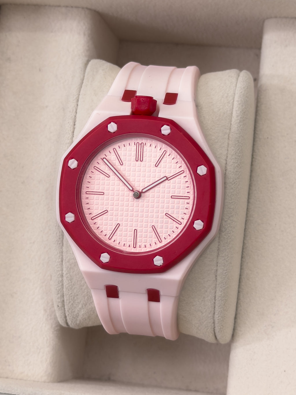 Reloj Boyal POP Vibrant Fusion - Rosa Pastel | 24K Relojes