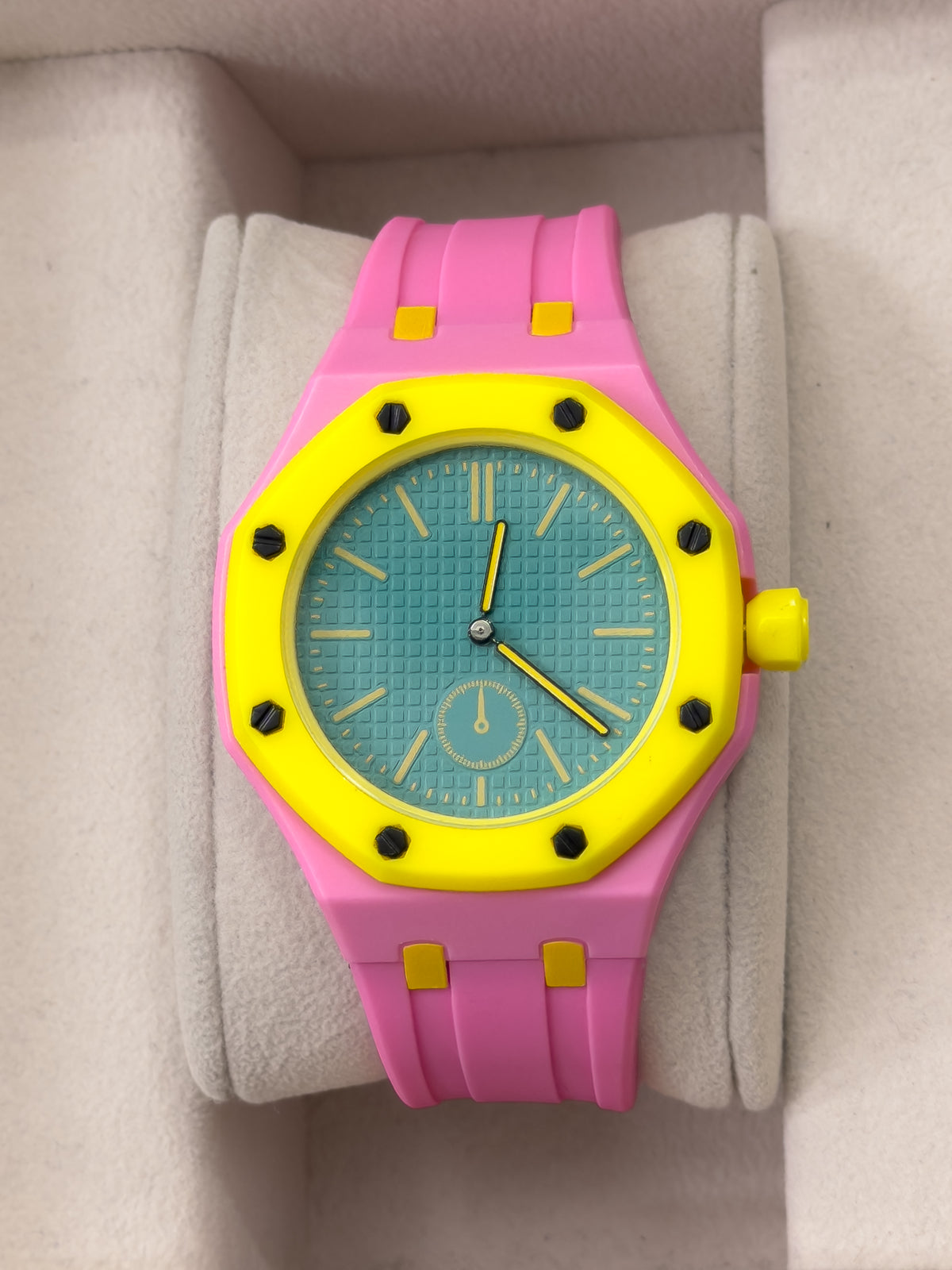 Reloj Boyal POP Vibrant Fusion - Rosa Neón | 24K Relojes