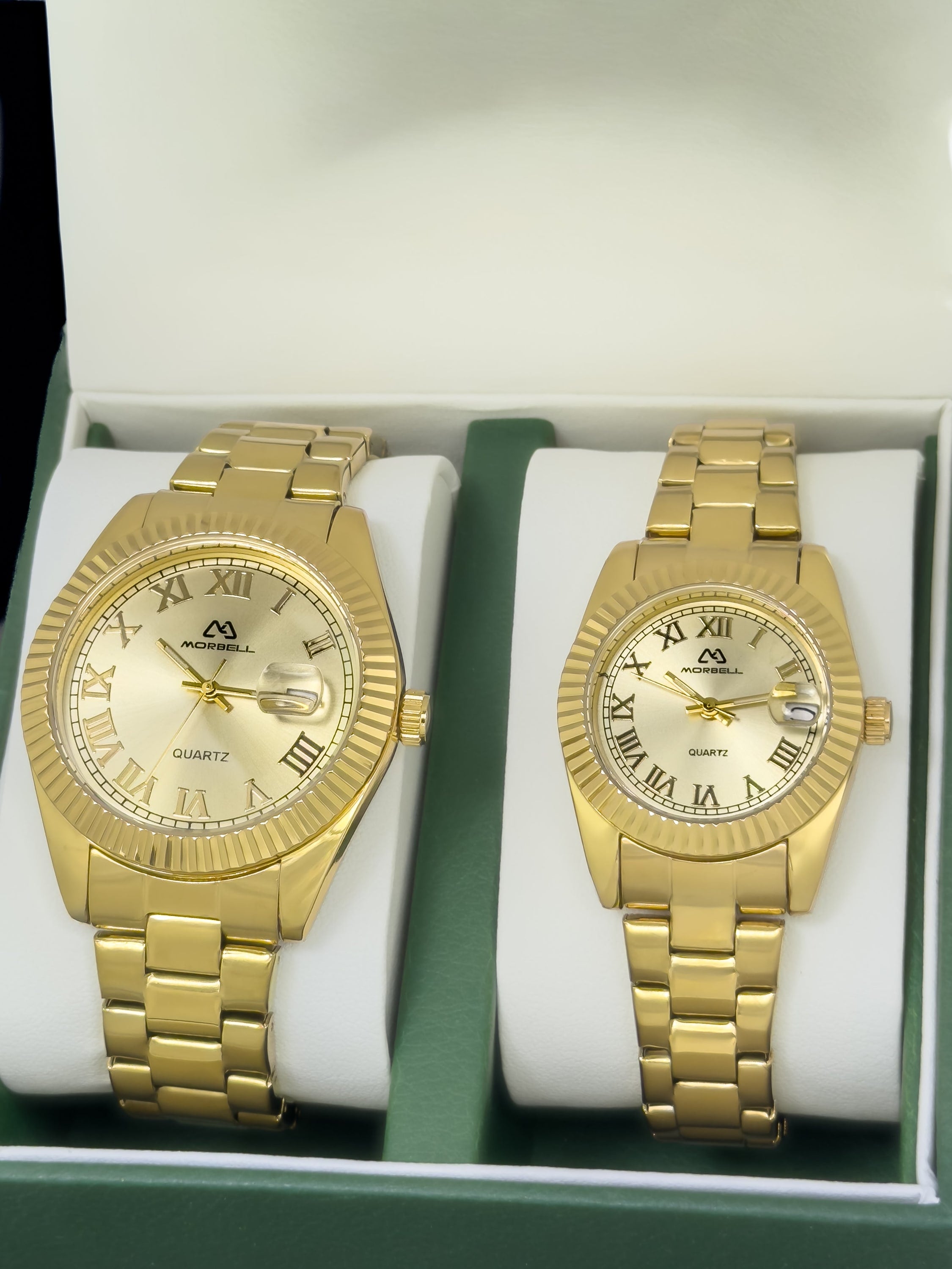 COMBO PAREJAS COUPLE'S ELEGANCE - Golden Radiance | 24K Relojes