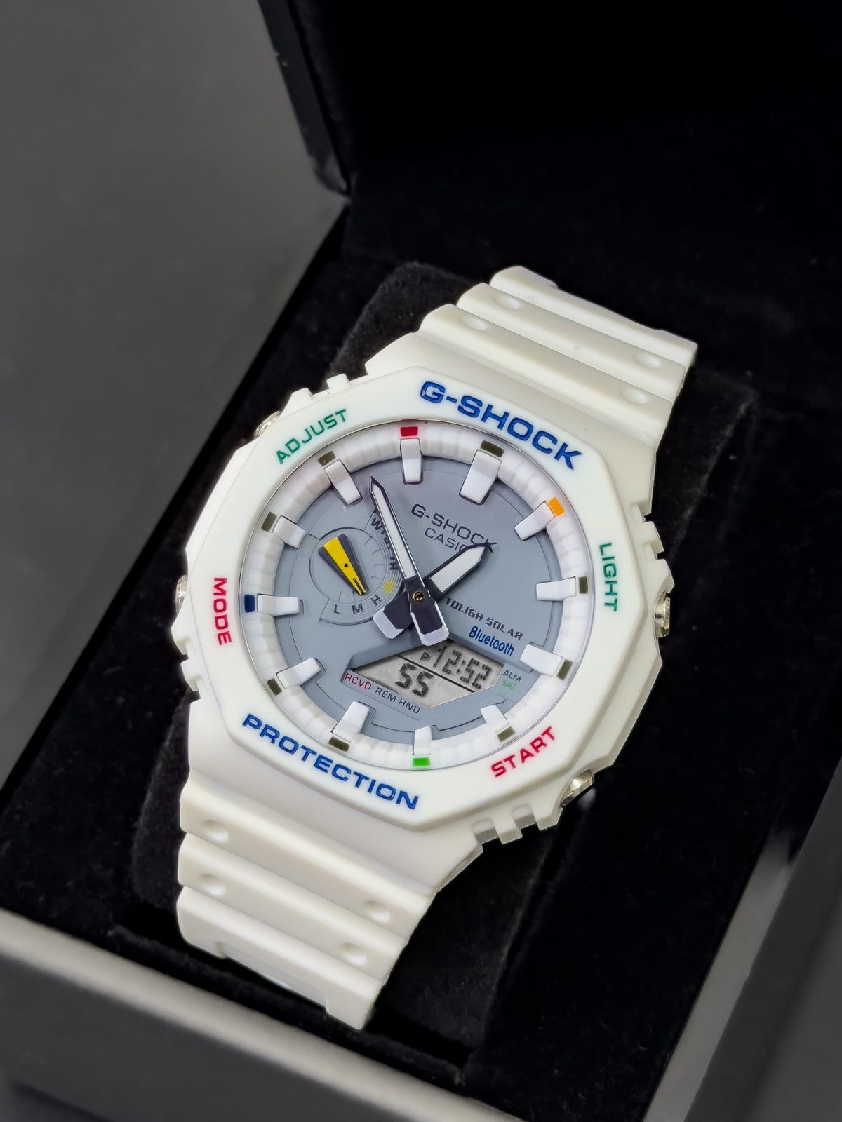 RELOJ G-SHOCK DOBLE HORA - BLANCO COLORES | 24K Relojes