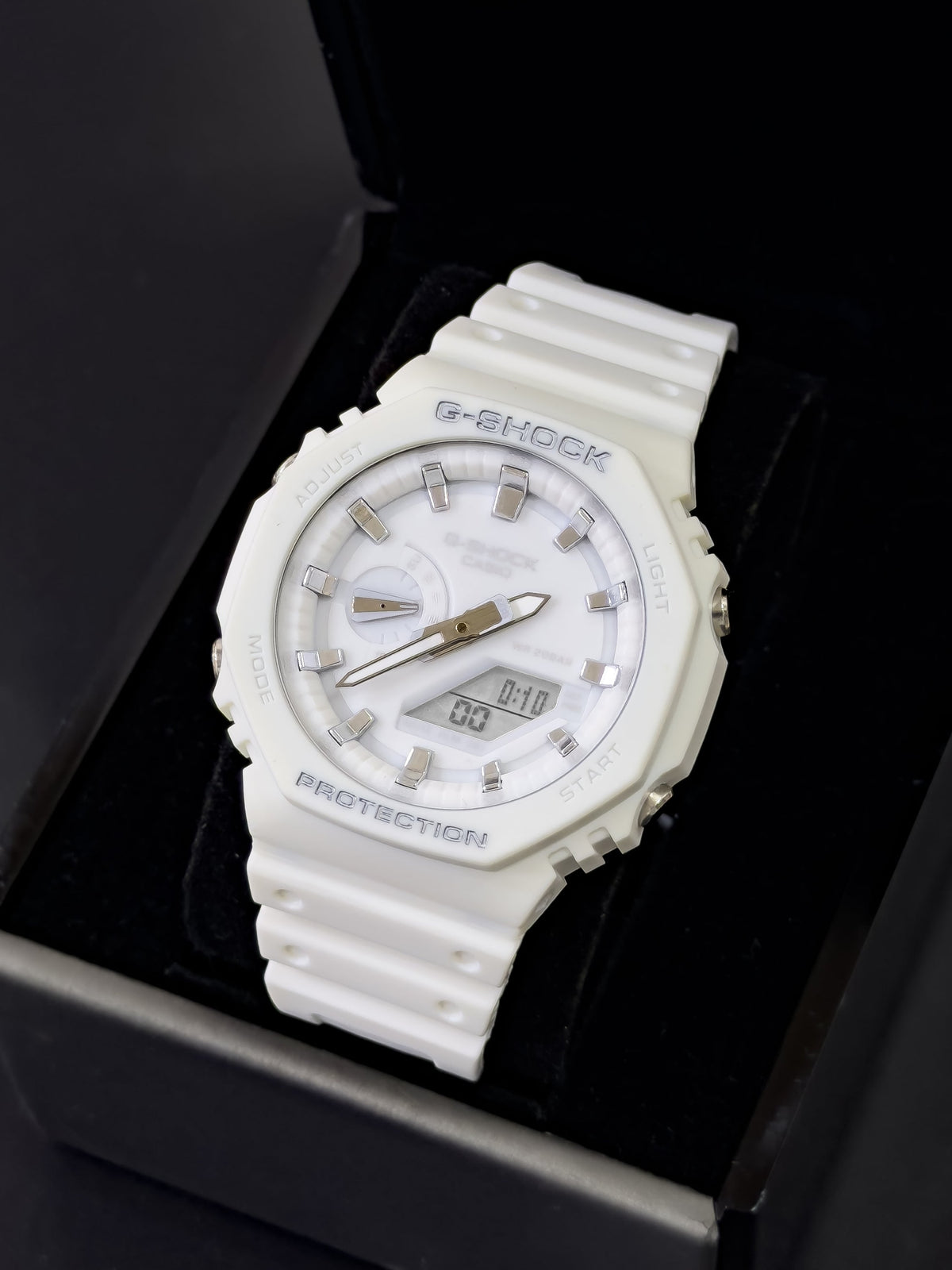 RELOJ G-SHOCK DOBLE HORA - BLANCO | 24K Relojes
