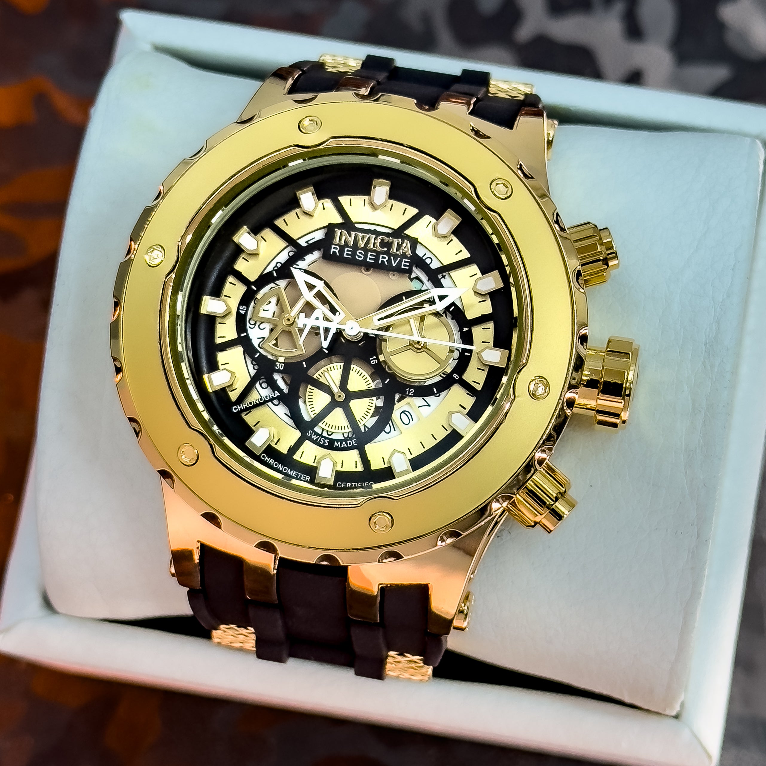 RELOJ IVT  GOLD DOMINUS