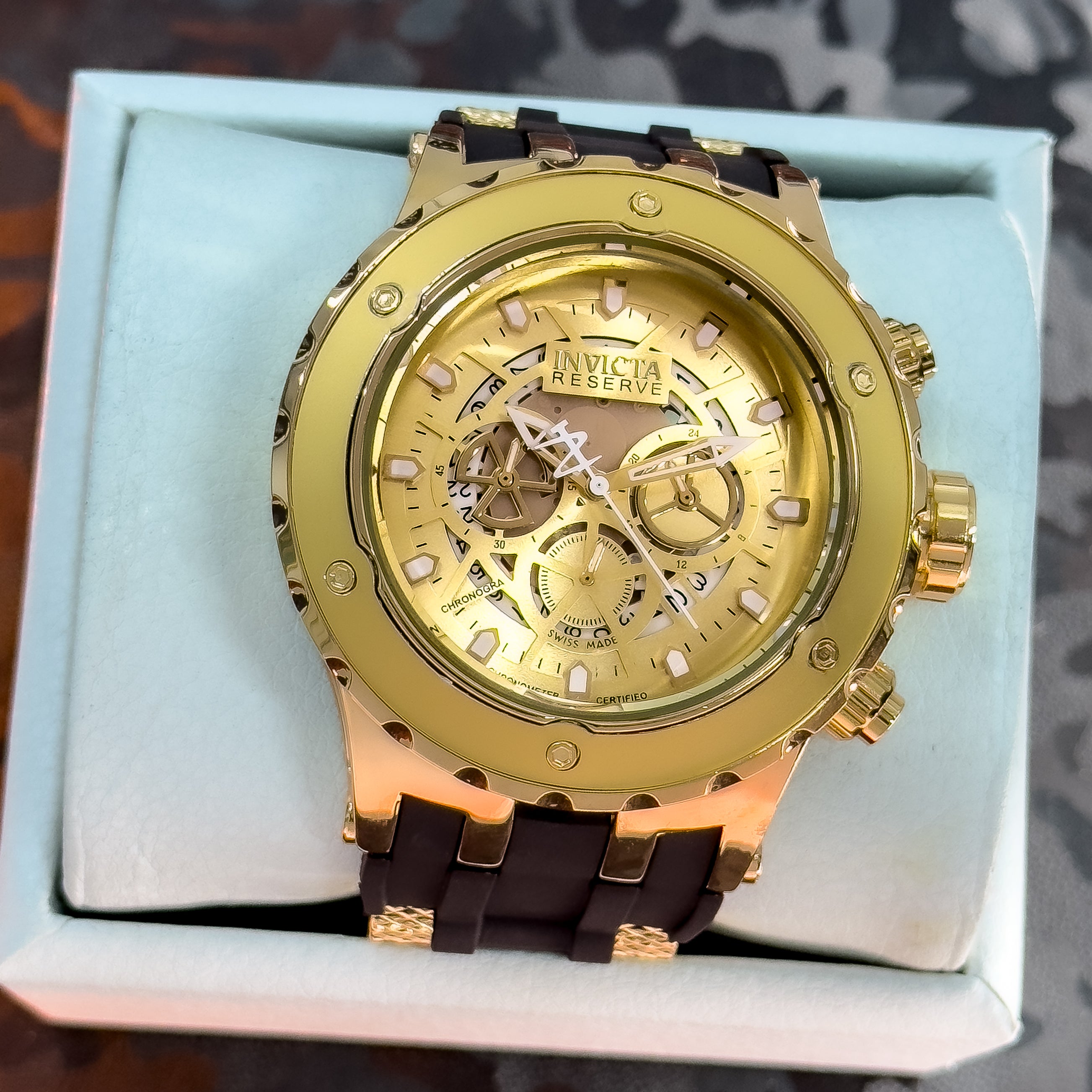 RELOJ IVT  GOLD DOMINUS