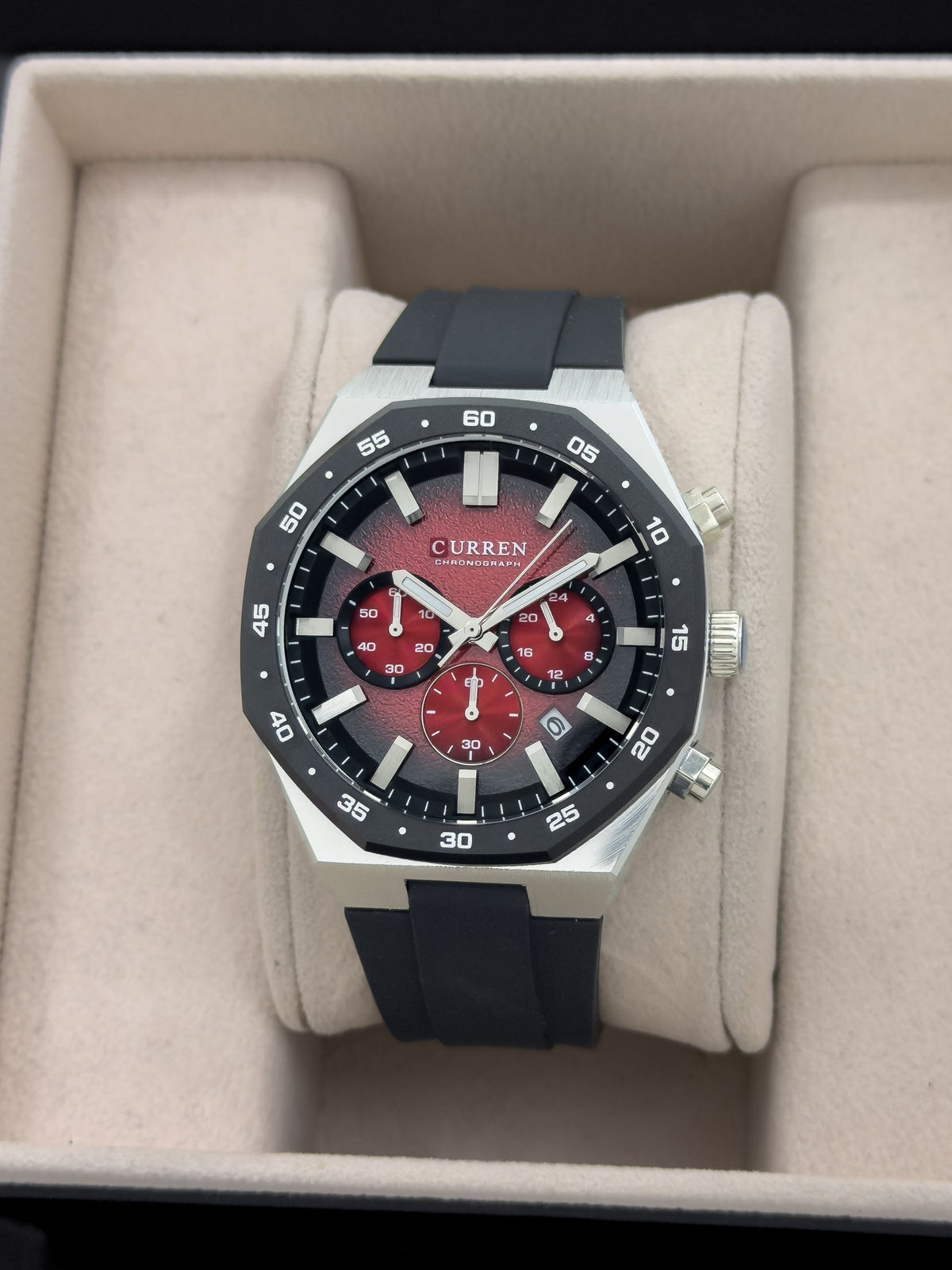 RELOJ CURREN OCTANE GT - Crimson Steel | 24K Relojes