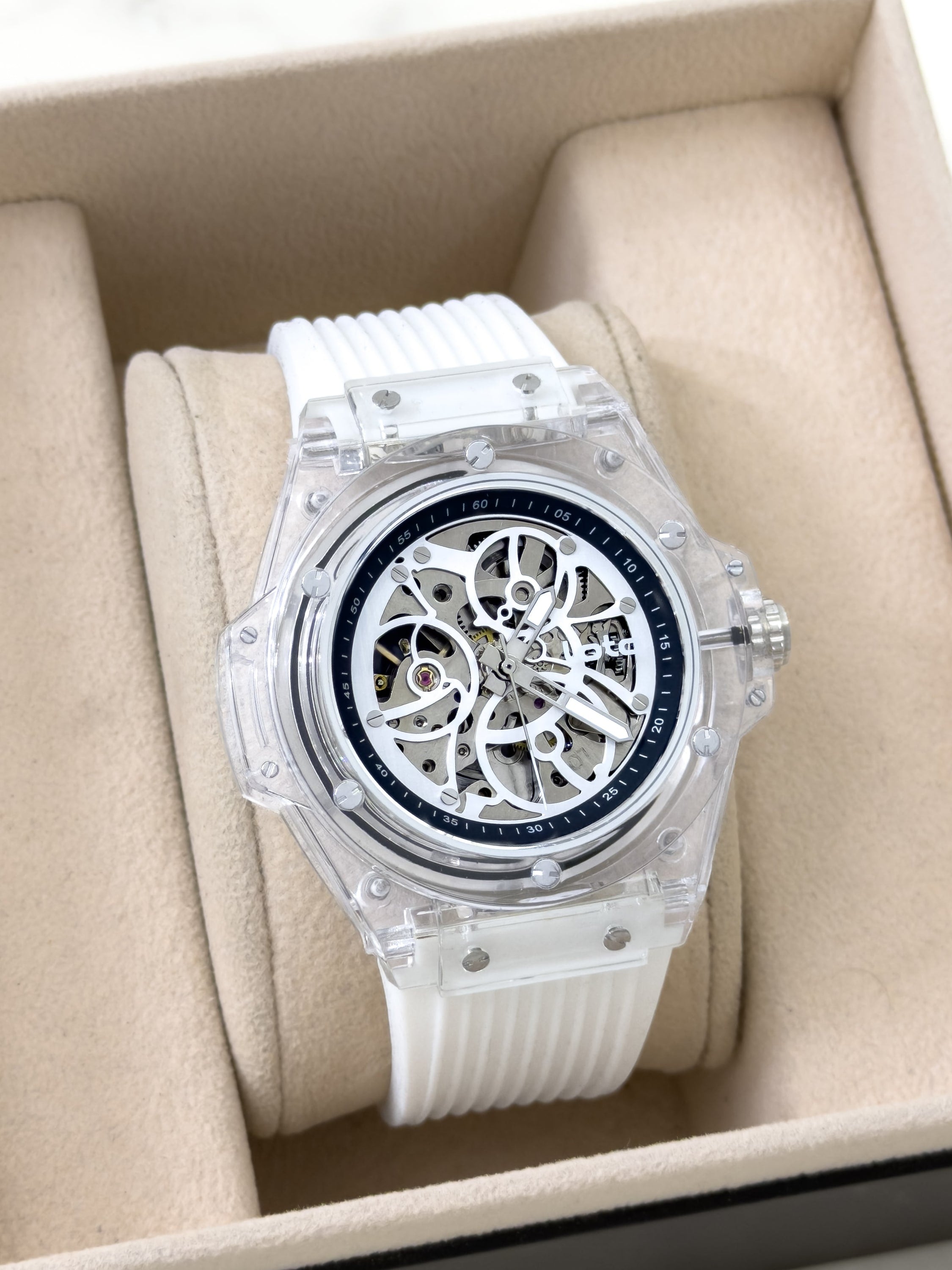 Reloj Loto Translucent X-Series - Crystal Clear Edition | 24K Relojes