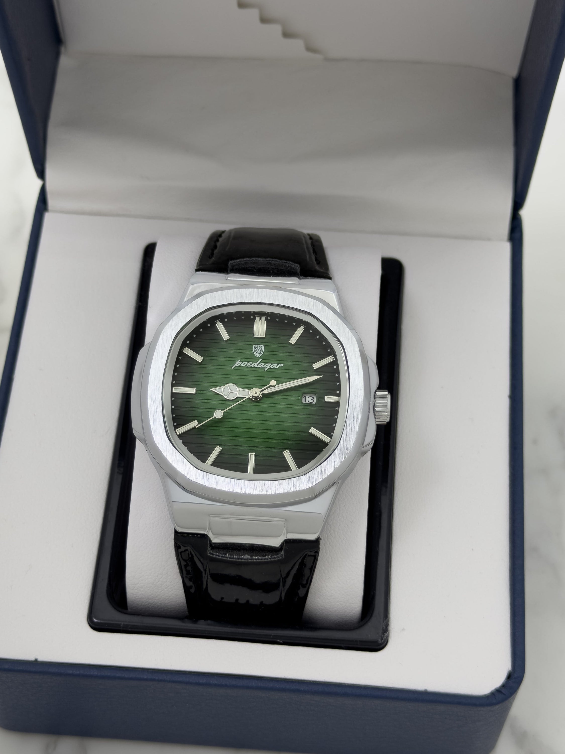 Reloj Poedagar Sovereign - Silver Pine | 24K Relojes