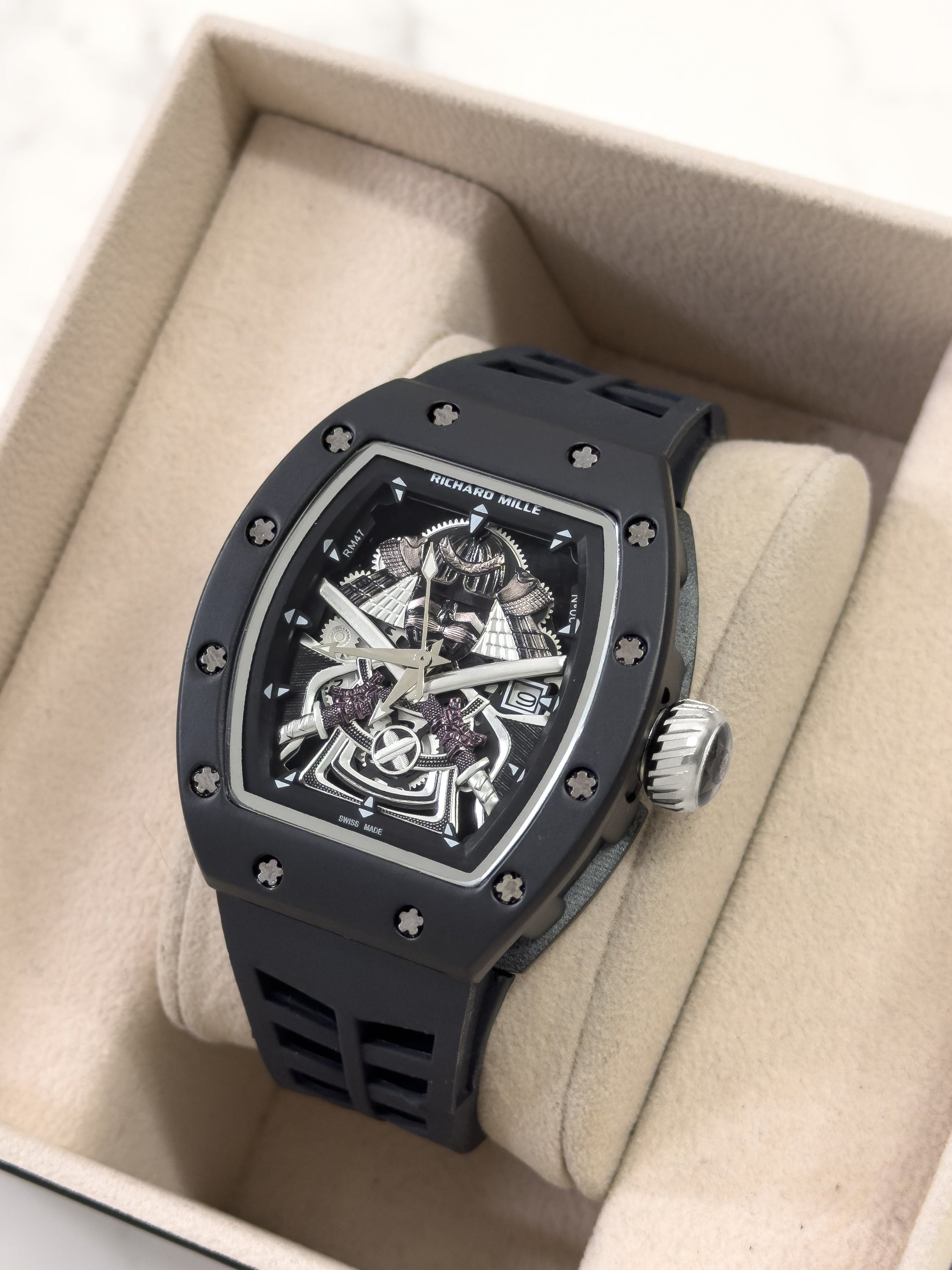 Reloj para Hombre Serie Guerrero Shogun - Acero Oscuro | 24K Relojes