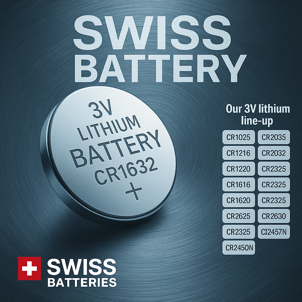 BATERIA SUIZA🇨🇭 (SWISS POWER) - Relojes 24K