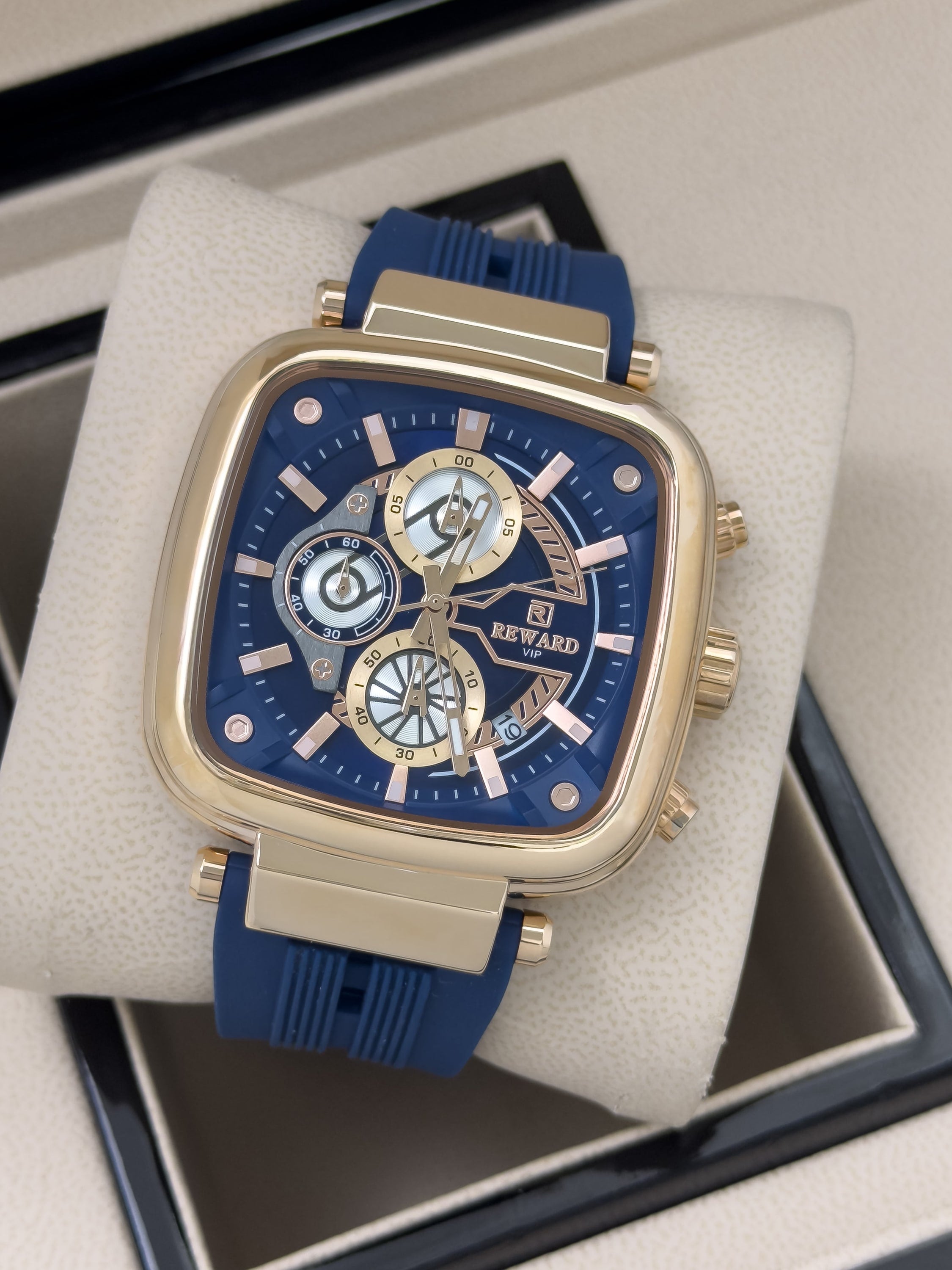 Reloj Reward VIP AeroSquare - AZUL | 24K Relojes