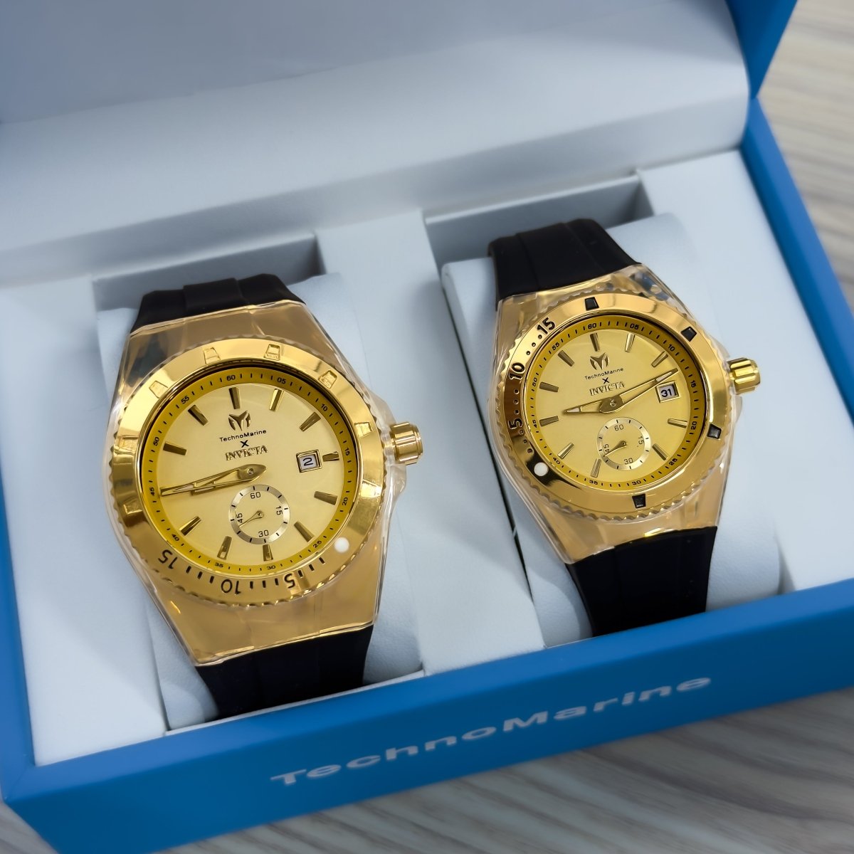COMBO TCM PAREJAS DUO DORADO - Relojes 24K