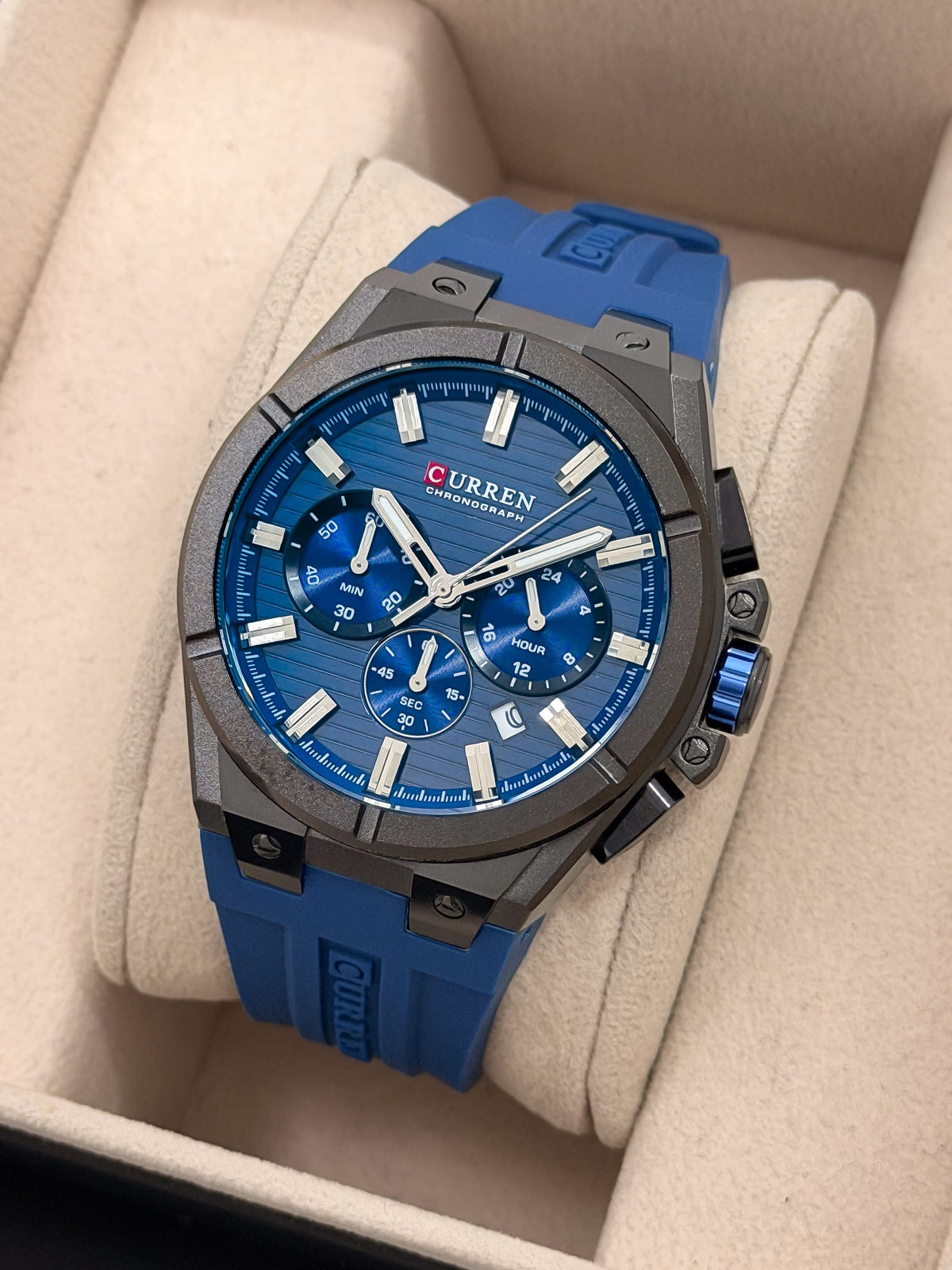 RELOJ CURREN TITANIUM FORCE - Ocean Grey | 24K Relojes