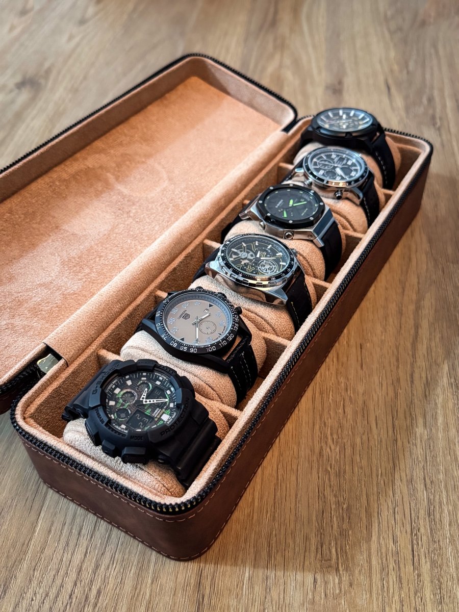 Estuche Relojera de Viaje X 6 - Relojes 24K