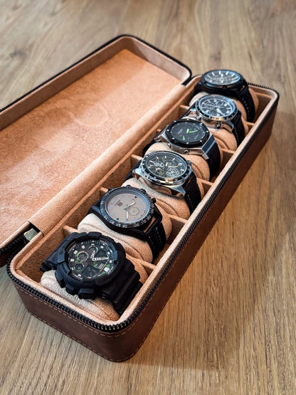 Estuche Relojera de Viaje X 6 - Relojes 24K
