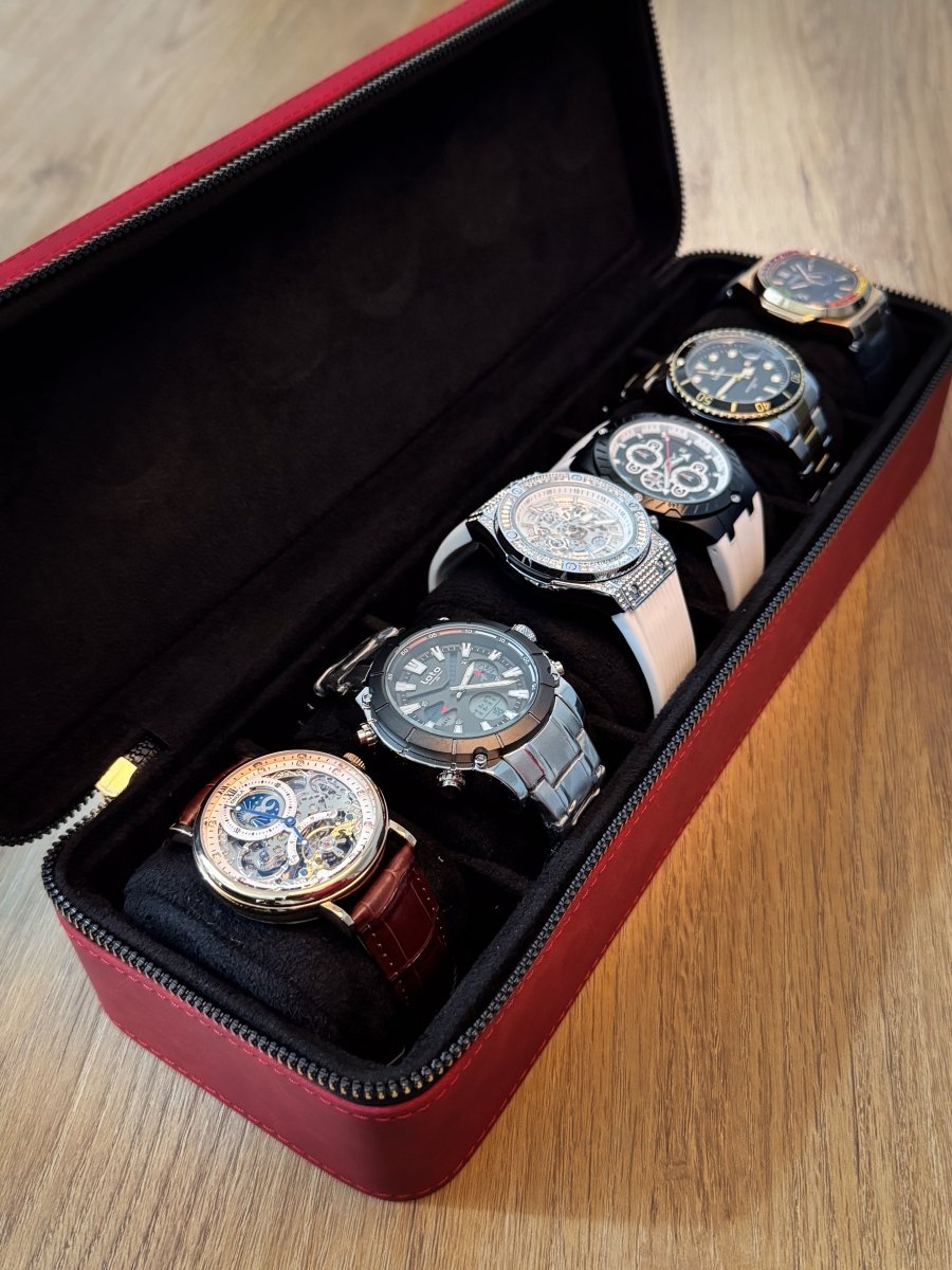 Estuche Relojera de Viaje X 6 - Relojes 24K