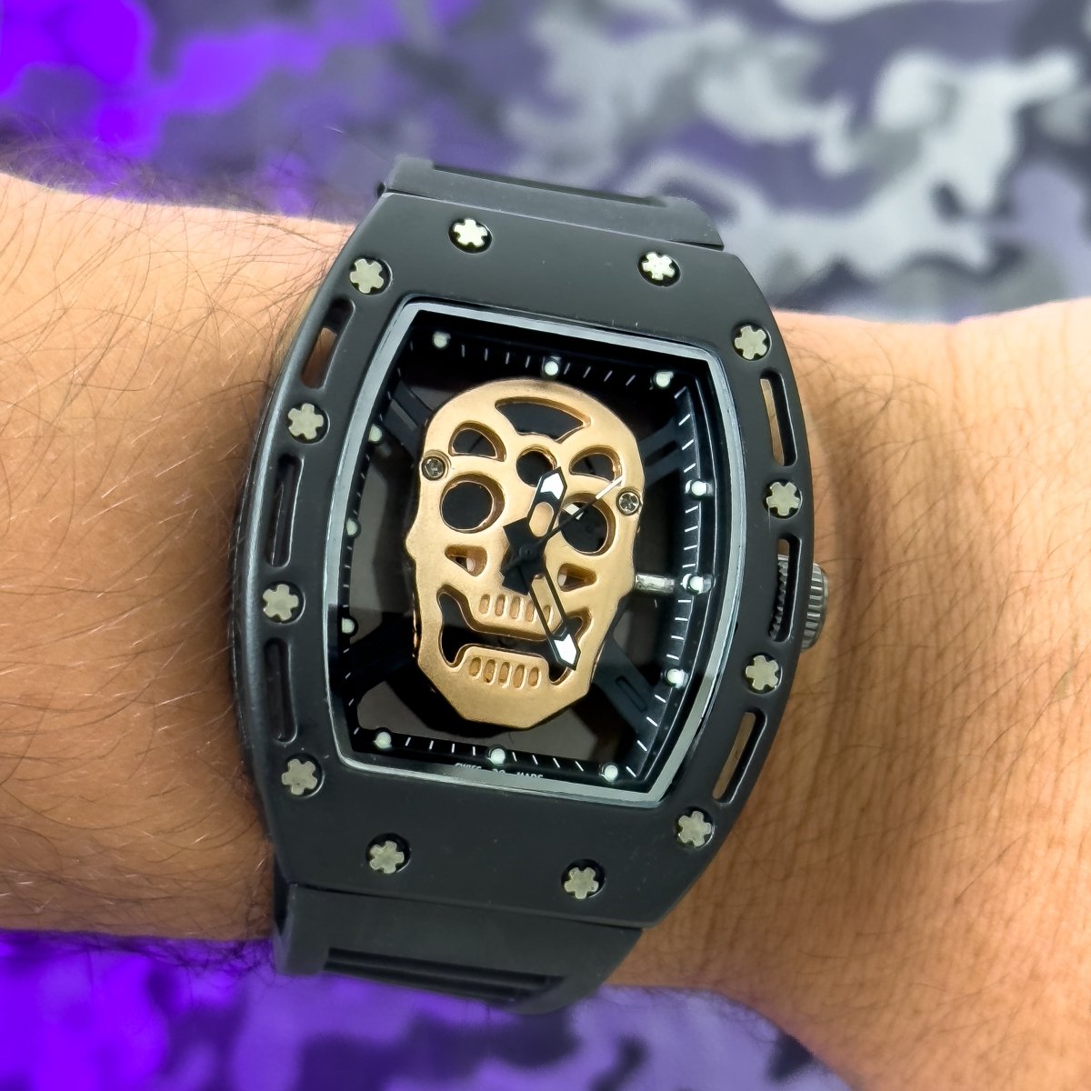 RELOJ CALAVERA MONARCA - Relojes 24K