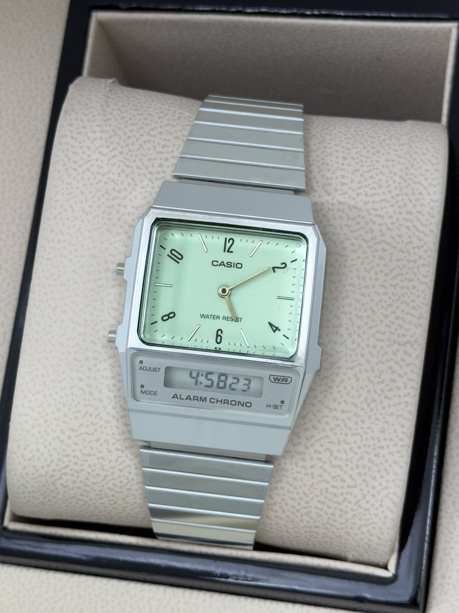 Reloj Casio Dual Retro Geométrico - Relojes 24K