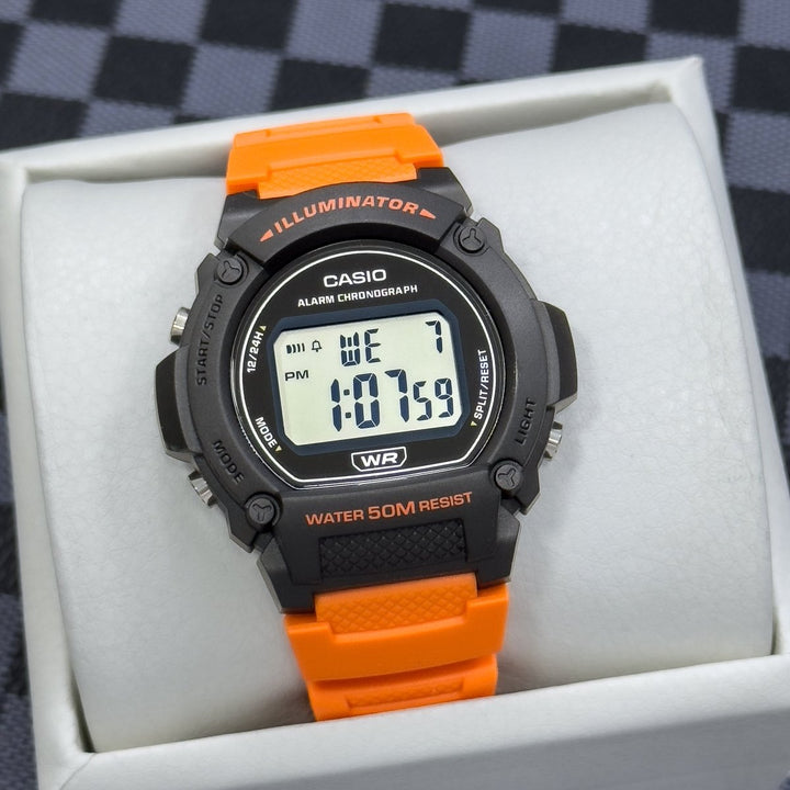 RELOJ CASIO ILLUMINATOR DEPORTIVO W - 219 - Relojes 24K