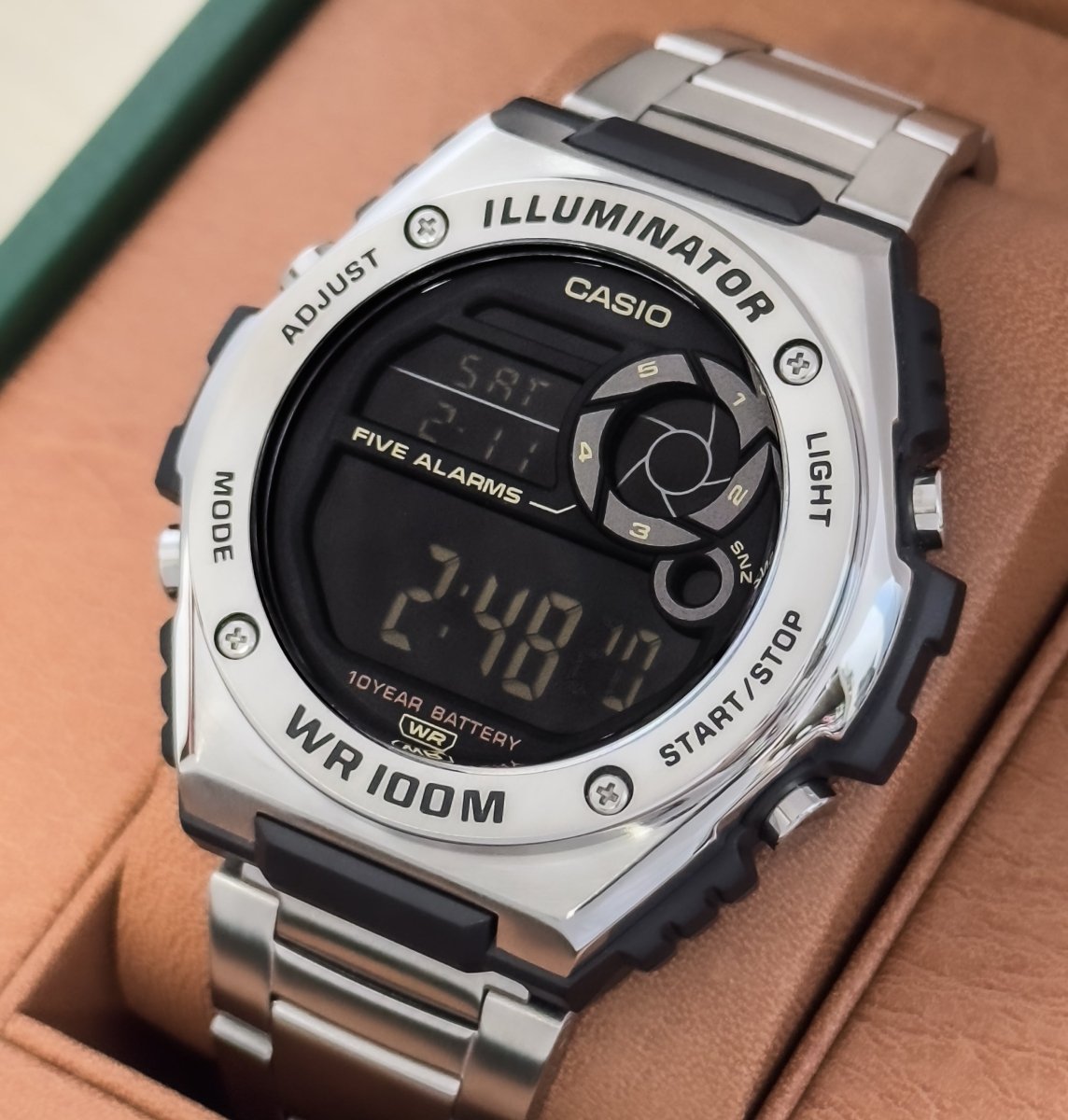 RELOJ CASIO ILLUMINATOR METALICO - Relojes 24K