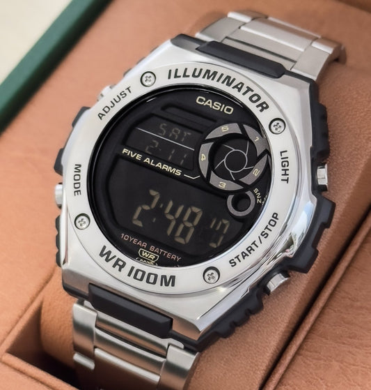 RELOJ CASIO ILLUMINATOR METALICO - Relojes 24K