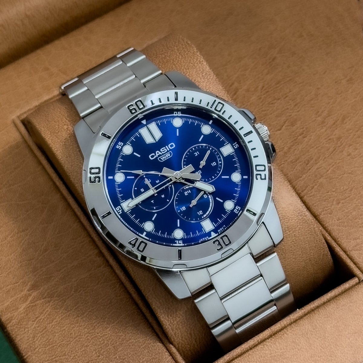 RELOJ CASIO MTP ACERO - Relojes 24K