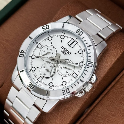 RELOJ CASIO MTP ACERO - Relojes 24K