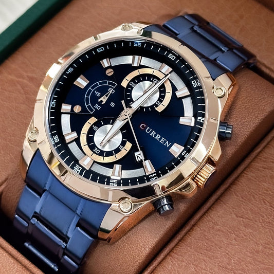 RELOJ CURREN FUNCIONAL METALICO - Relojes 24K