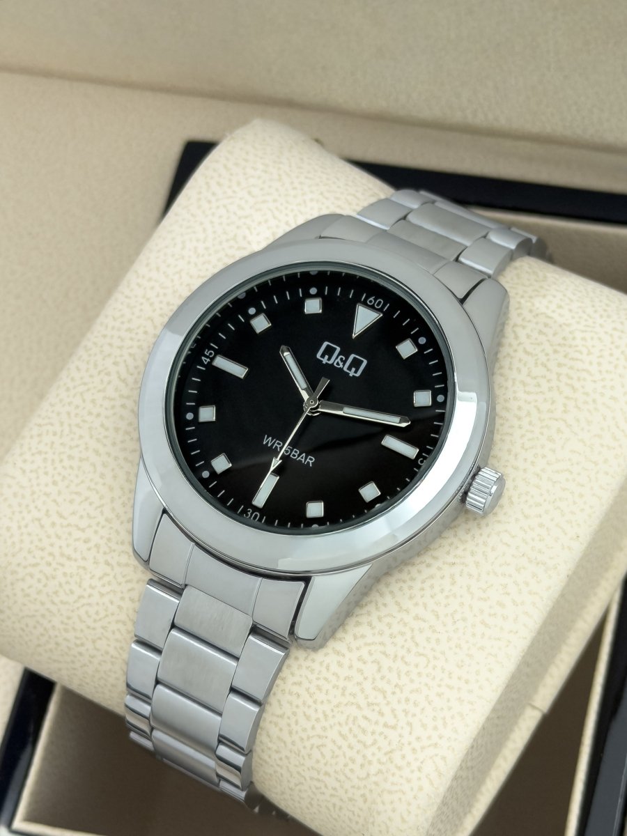 Reloj de Hombre Q&Q Steel Vanguard - Relojes 24K