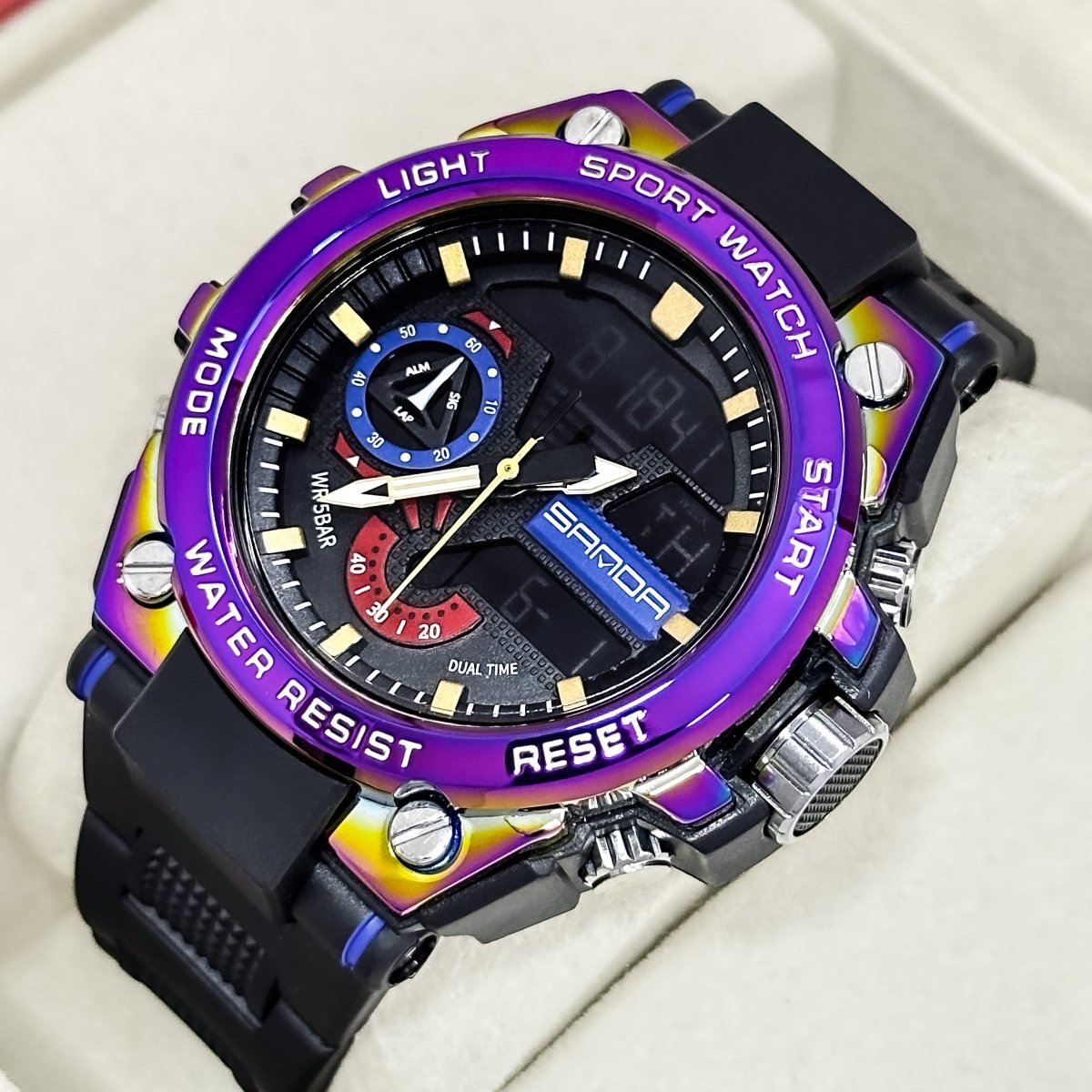 RELOJ DEPORTIVO PARA HOMBRE SANDA - Relojes 24K