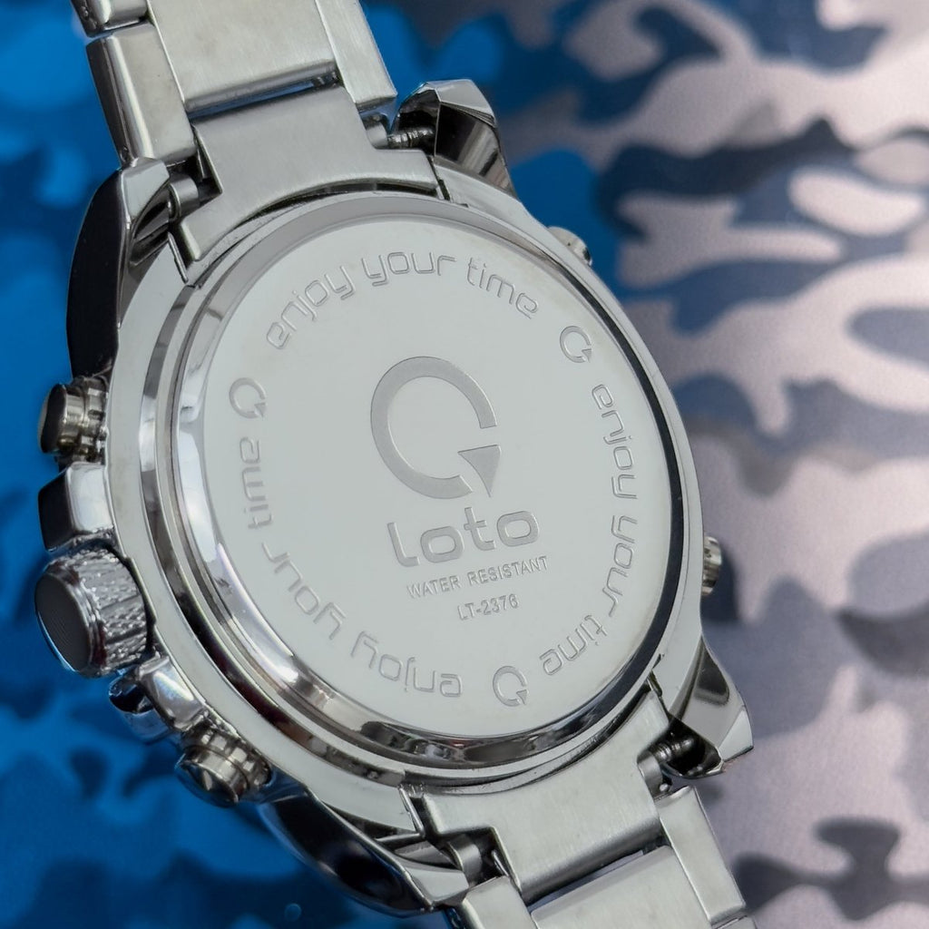 RELOJ DOBLE MAQUINA LOTO IRON X - Relojes 24K