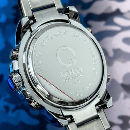 RELOJ DOBLE MAQUINA LOTO IRON X - Relojes 24K