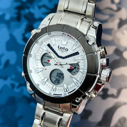 RELOJ DOBLE MAQUINA LOTO IRON X - Relojes 24K