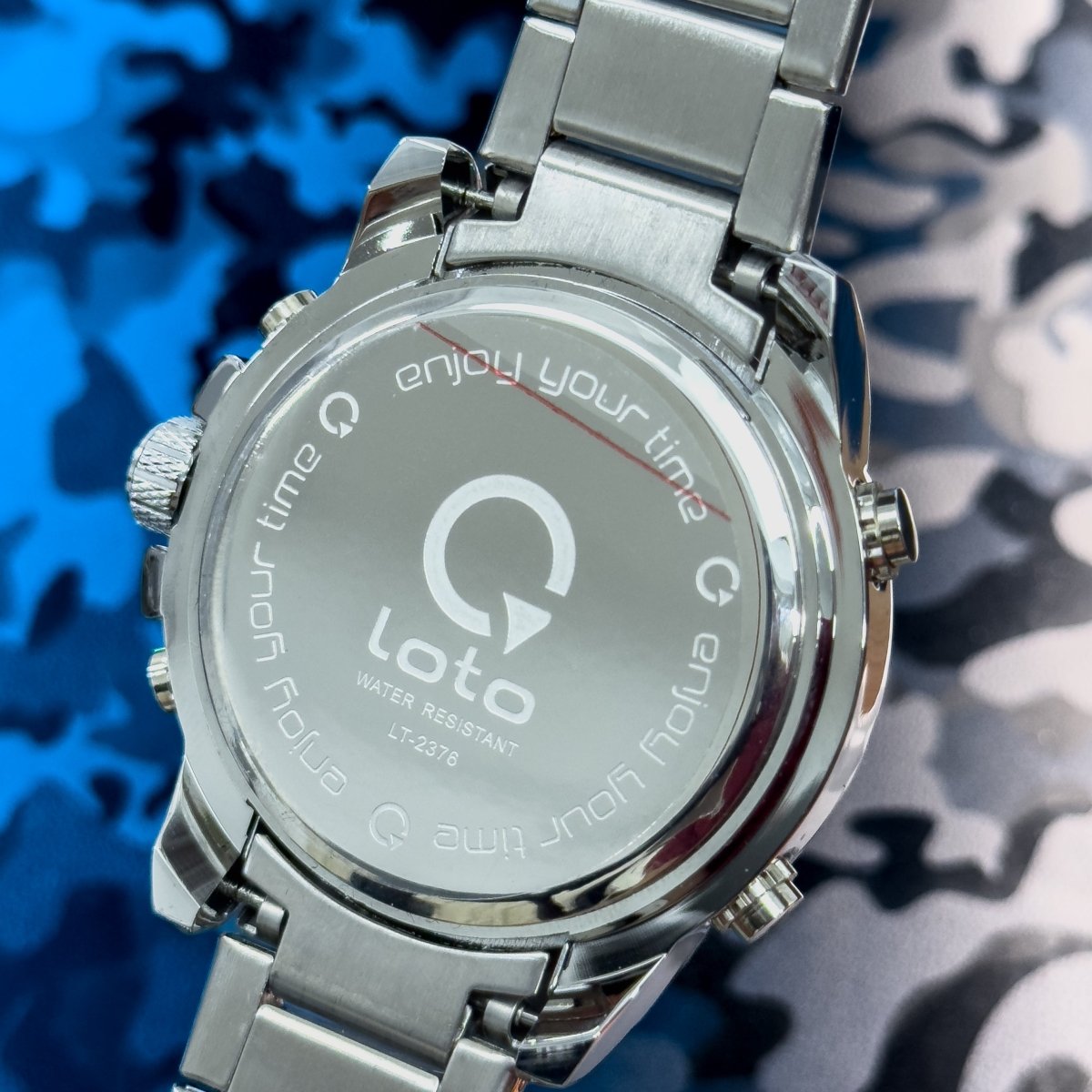 RELOJ DOBLE MAQUINA LOTO IRON X - Relojes 24K