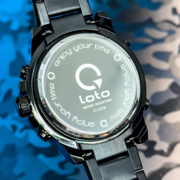 RELOJ DOBLE MAQUINA LOTO IRON X - Relojes 24K