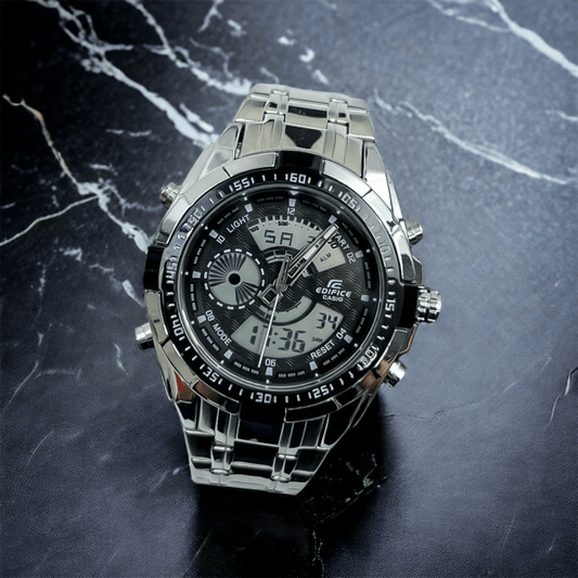 RELOJ EDIFICE METALICO DOBLE HORA - Relojes 24K