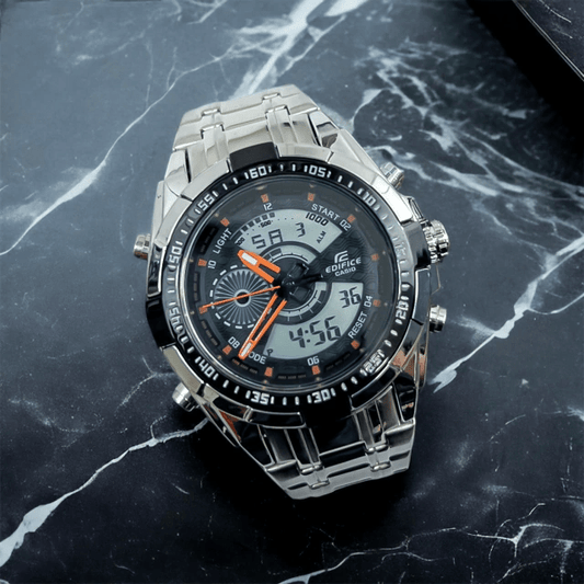 RELOJ EDIFICE METALICO DOBLE HORA - Relojes 24K