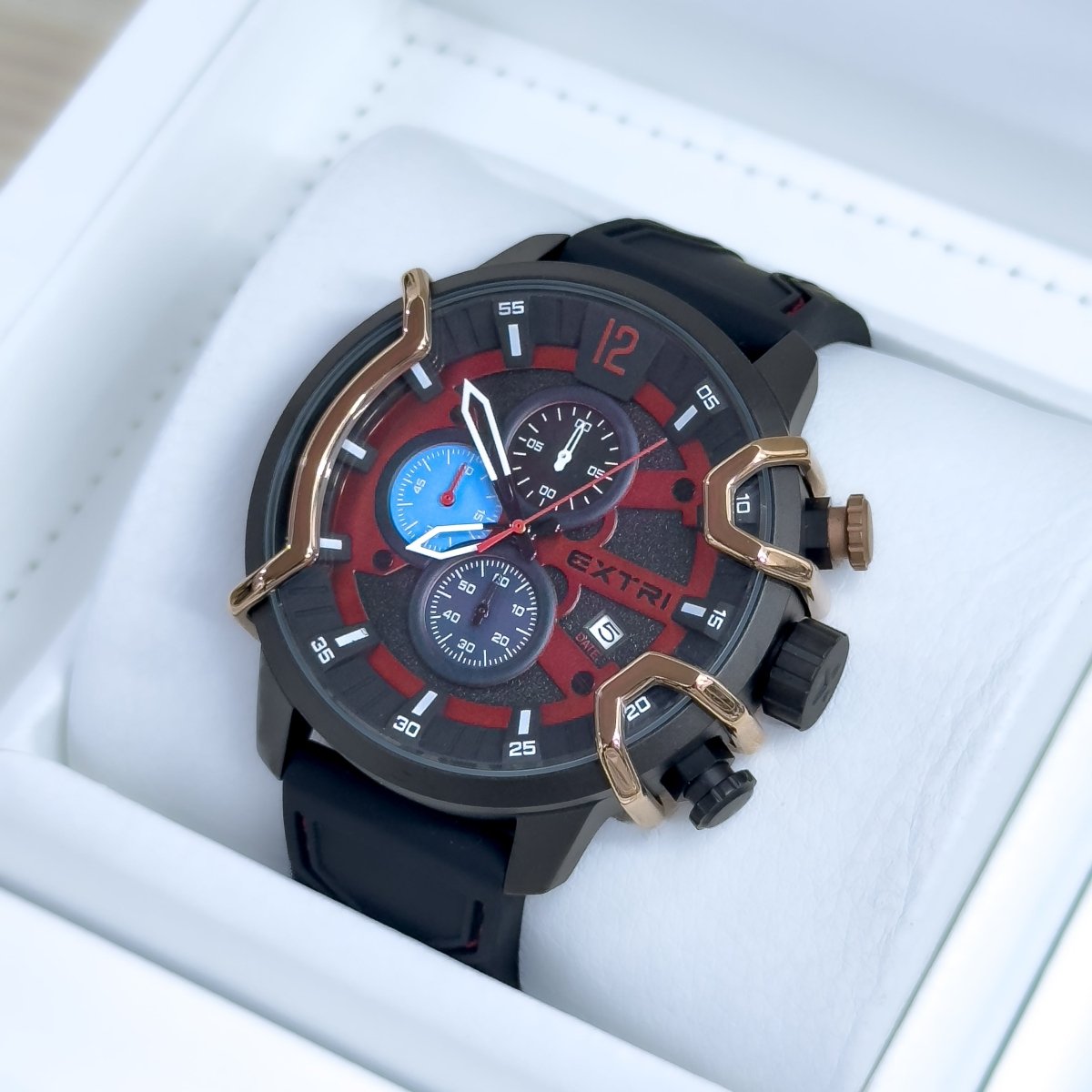 RELOJ EXTRI FUNCIONAL SILICONA - Relojes 24K
