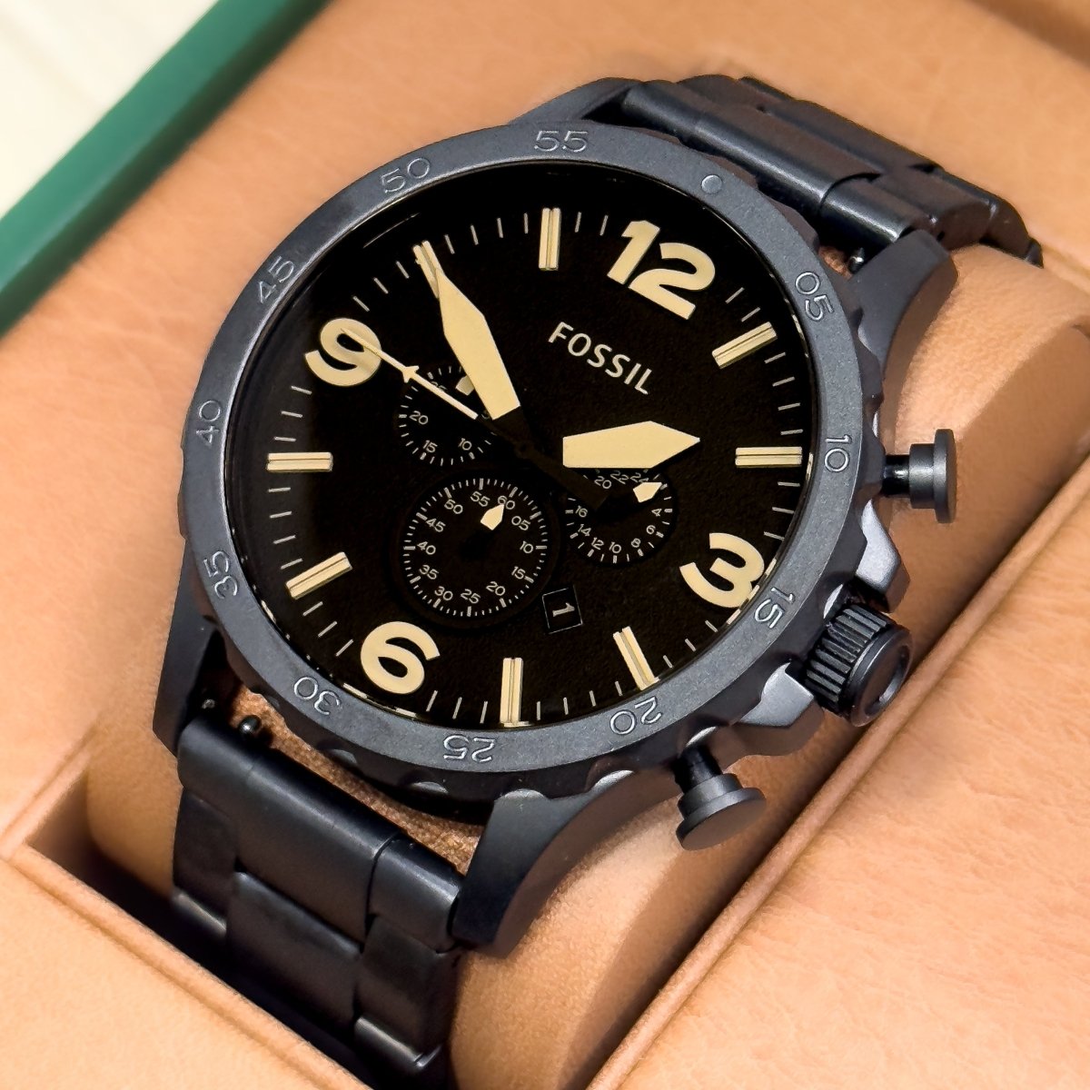 RELOJ FOSSIL BLACK CHRONOGRAPH - Relojes 24K