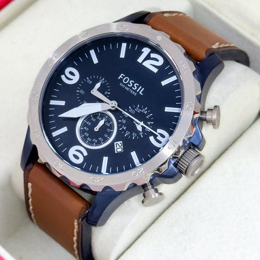 RELOJ FOSSIL CUERO - Relojes 24K