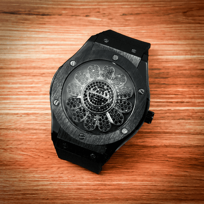 RELOJ HBOT FLOR GIRATORIA - Relojes 24K