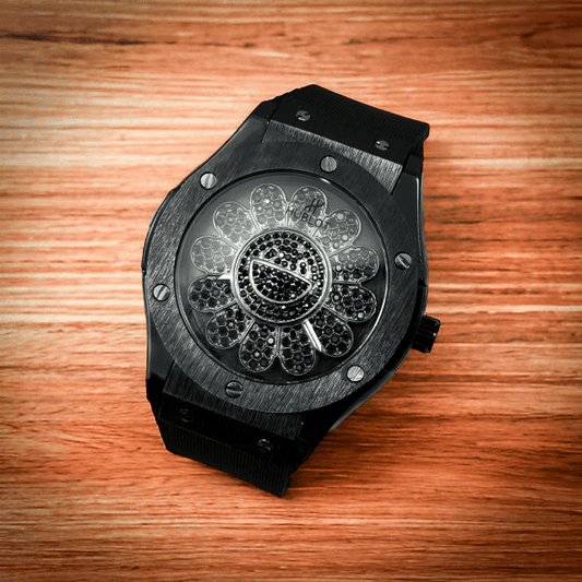 RELOJ HBOT FLOR GIRATORIA - Relojes 24K