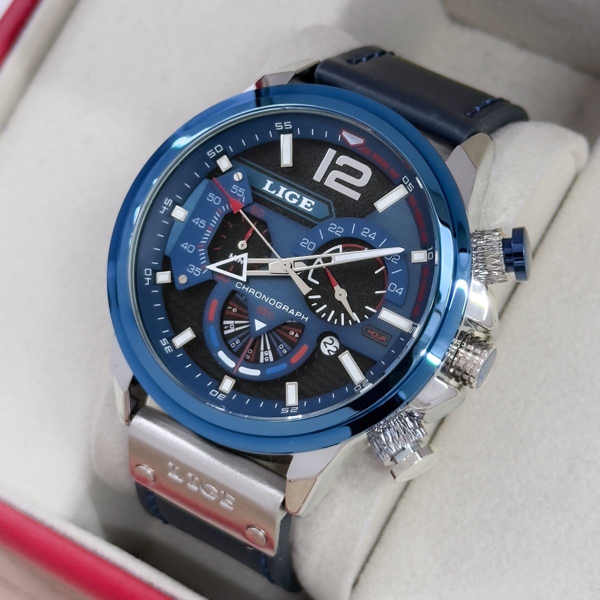 RELOJ LIGE FUNCIONAL CUERO - Relojes 24K