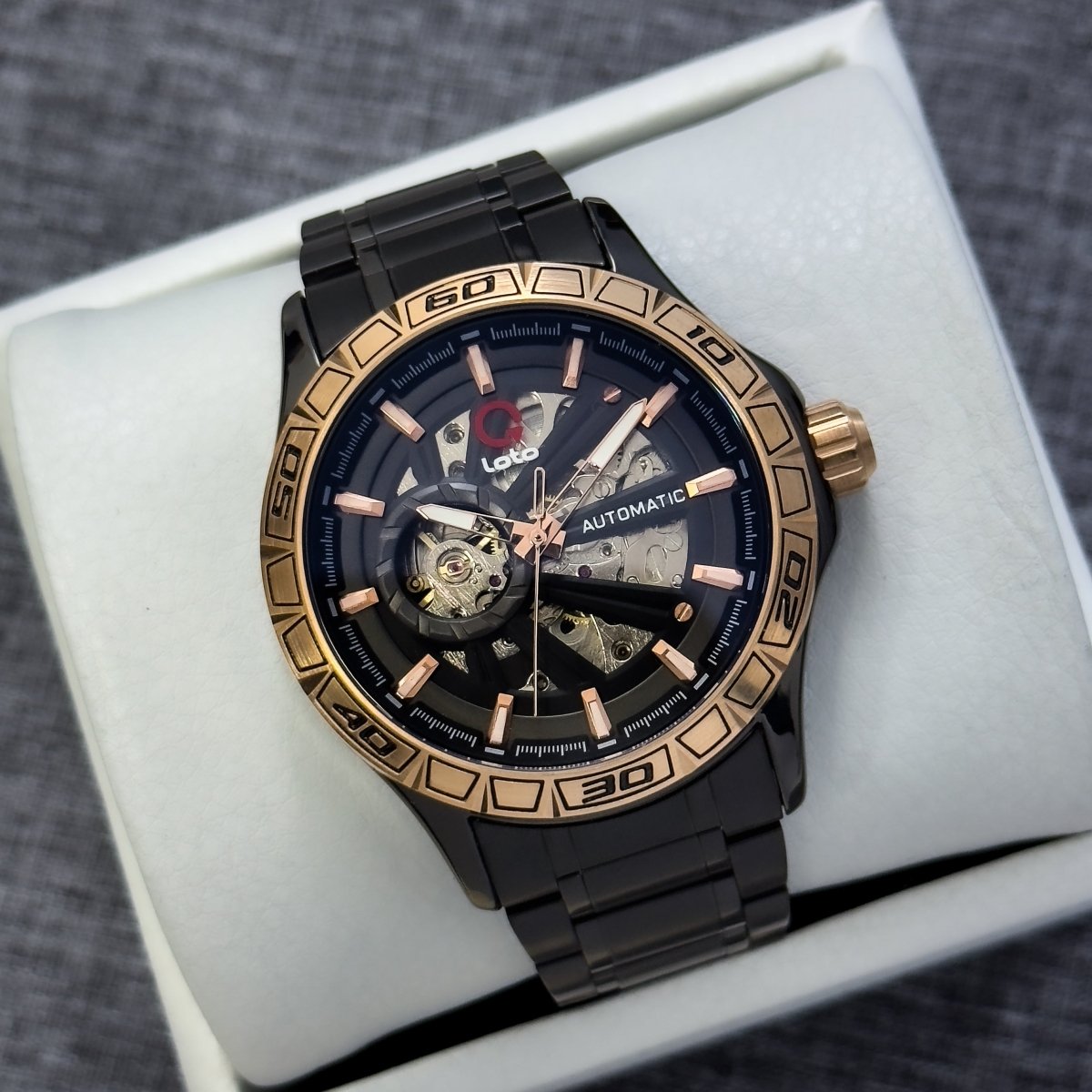 RELOJ LOTO AUTOMATICO METALICO - Relojes 24K