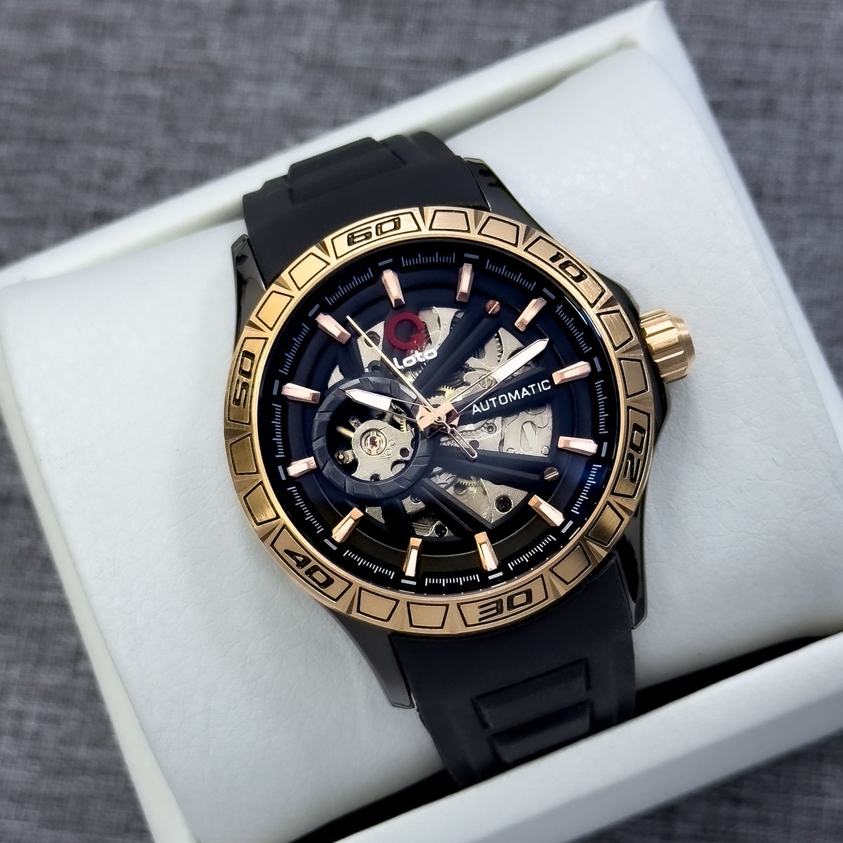 RELOJ LOTO AUTOMATICO SILICONA - Relojes 24K