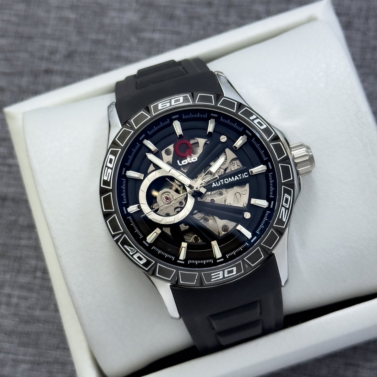 RELOJ LOTO AUTOMATICO SILICONA - Relojes 24K